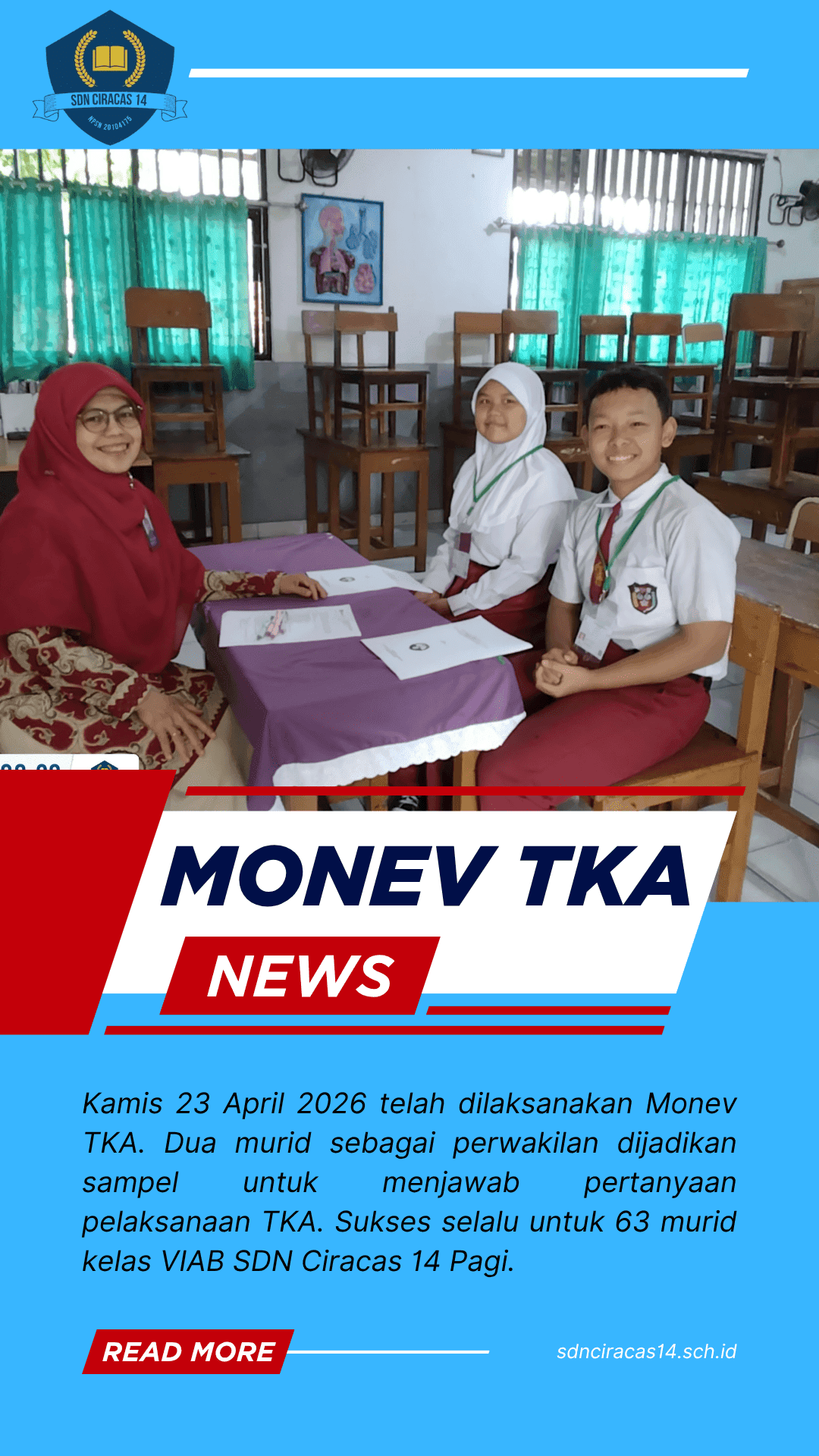 TKA SDN Ciracas 14 Pagi